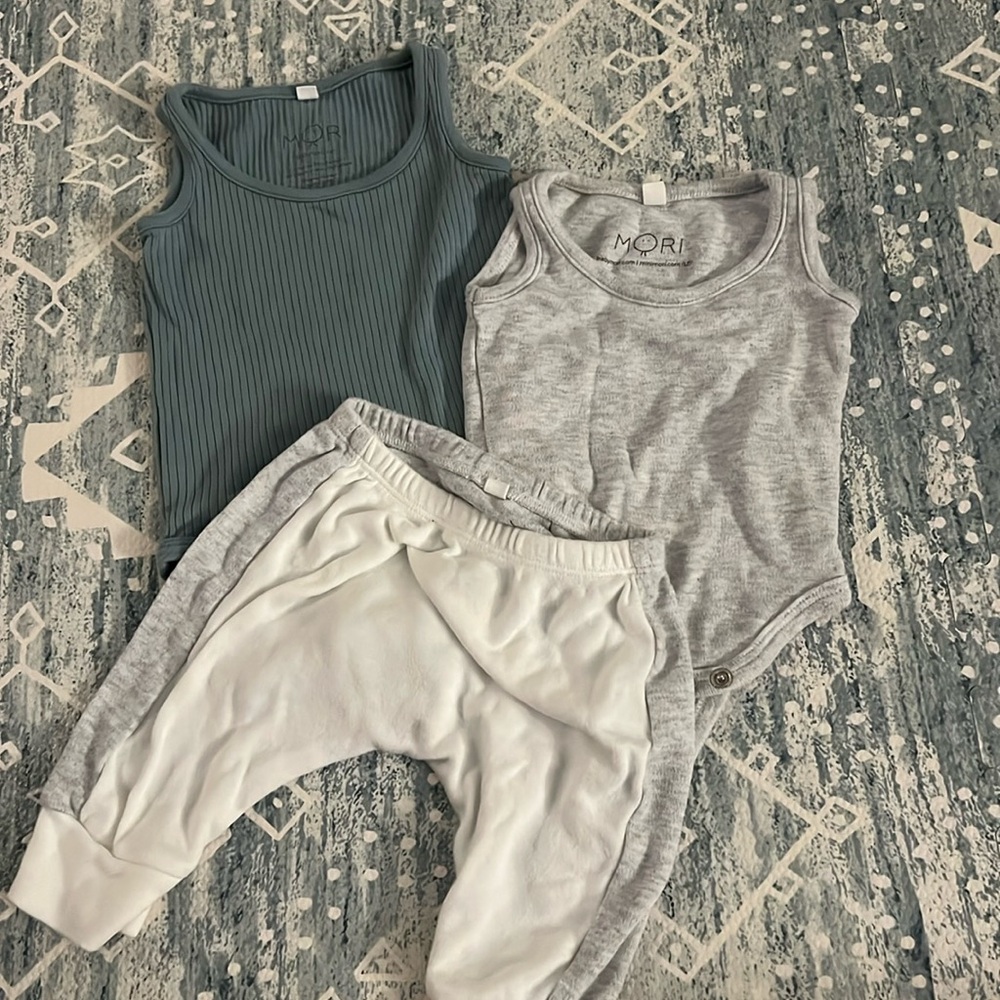 MORI Baby Bamboo bundle 0-3 and 3-6